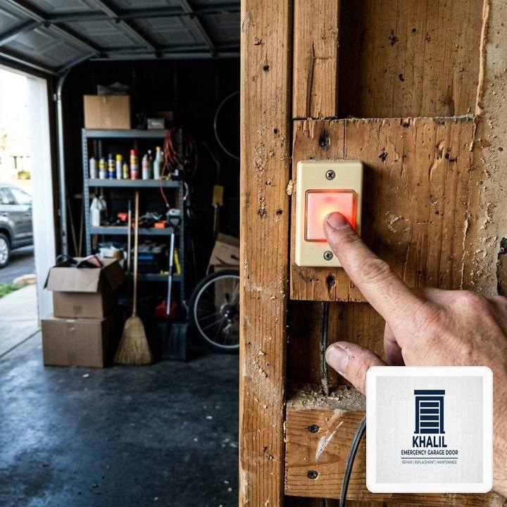 Khalil Emergency Garage Door in Farmers Branch, TX: Heavy-Duty Steel Section Strut & 11-Gauge Hinge Reinforcement - Farmers Branch, TX